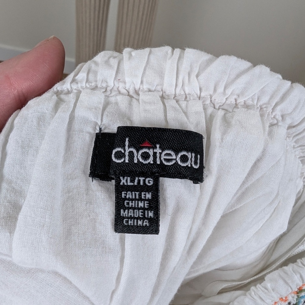 Strapless Embroidered Mini Dress Le Chateau Strapless Tube Top - Picture 5 of 13